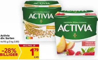 Billa Activia 4x115 g Angebot