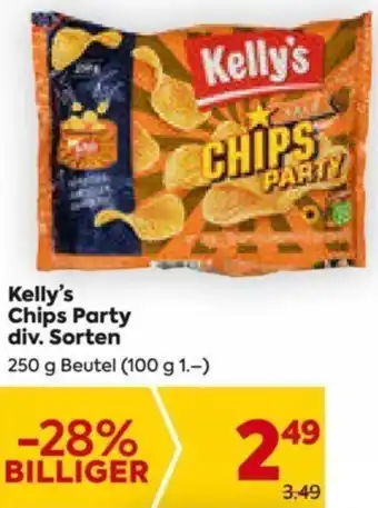 Billa Kelly's Chips Party 250 g Angebot