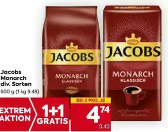 Billa Jacobs Monarchs 500 g Angebot