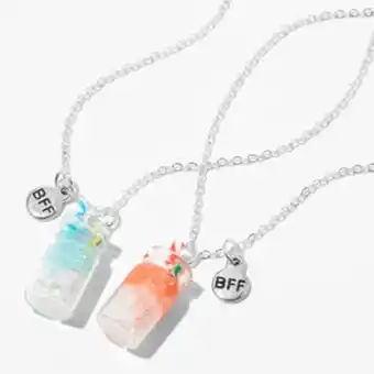 Claire's Best friends cold drink pendant necklaces (2 pack) Angebot