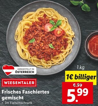 Lidl Frisches Faschiertes gemischt 1 kg Angebot