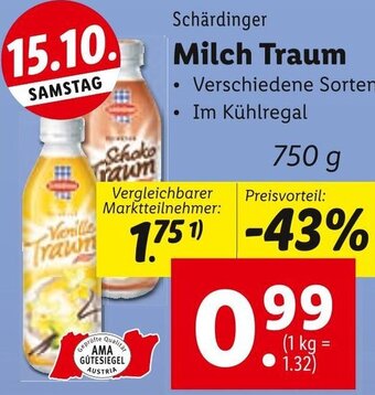 Lidl Schärdinger Milch Traum 750 g Angebot