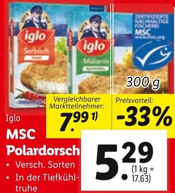 Lidl Iglo MSC Polardorsch 300 g Angebot