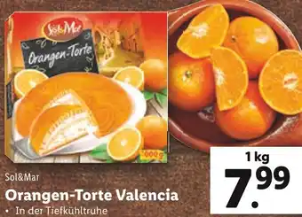 Lidl Sol&Mar Orangen-Torte Valencia 1 kg Angebot