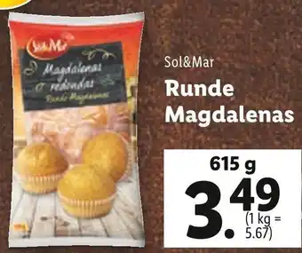 Lidl Sol&Mar Runde Magdalenas 615 g Angebot