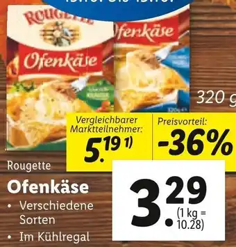 Lidl Rougette Ofenkäse 320g Angebot