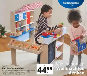 Lidl Playtive Holz Kaufmannsladen 83 x 110 x 75 cm Angebot