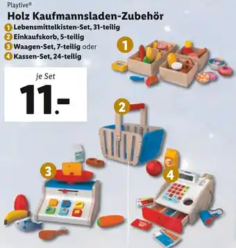 Lidl Playtive ZHolz Kaufmannsladen-Zubehör Angebot