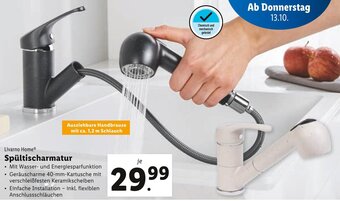 Lidl Livarno Home Spültischarmatur Angebot
