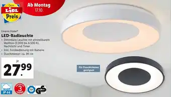 Lidl Livarno Home LED-Badleuchte 39 cm Angebot