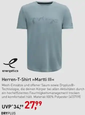 Intersport energetics Herren-T-Shirt Martti III Angebot
