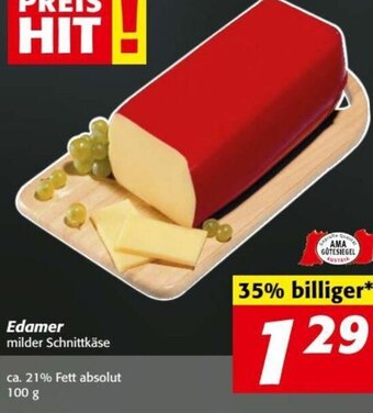 Nah&Frisch Edamer 100 g Angebot