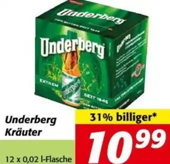 Nah&Frisch Underberg Kräuter 12 x 0,02L Angebot
