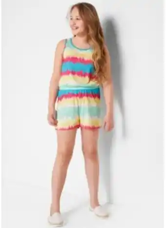 Bonprix Mädchen sommer-jumpsuit mit dipdye färbung Angebot