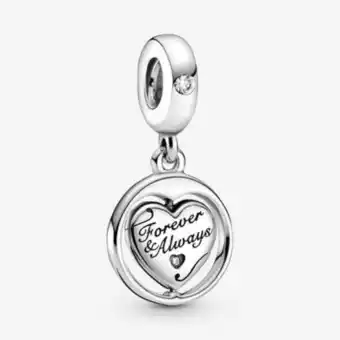 Pandora Drehender „forever & always“ seelenverwandter charm-anhänger Angebot