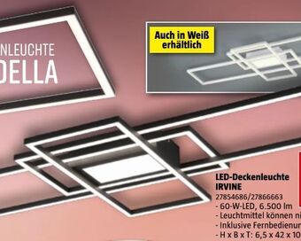 Bauhaus Led-deckenleuchte irvine Angebot