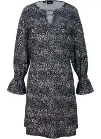 Bonprix Kleid mit volantärmel aus krepp-material, knieumspielend Angebot