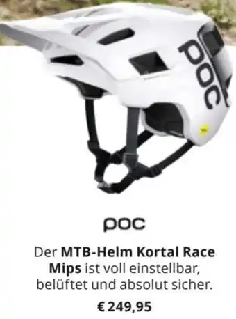 Gigasport poc MTB-Helm Kortal Race Mips Angebot
