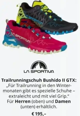 Gigasport La Sportiva Trailrunningschuh Bushido II GTX Angebot