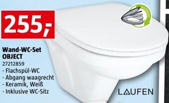Bauhaus wand-WC-Set Object Angebot