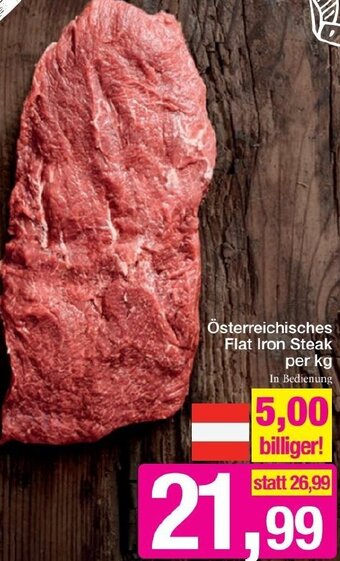 Sutterlüty Österreichisches Flat Iron Steak per kg Angebot