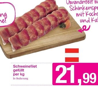 Sutterlüty Schweinefilet gefüllt per kg Angebot