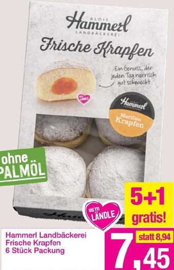 Sutterlüty Hammerl Landbäckerei Frische Krapfen Angebot