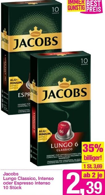 Sutterlüty Jacobs Lungo Classico, Intenso oder Espresso Intenso Angebot