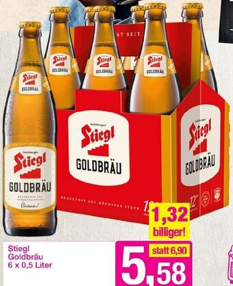 Sutterlüty Stiegl Goldbräu 6 x 0,5 Liter Angebot