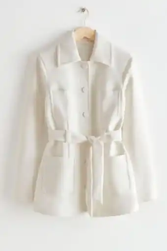 H&M Jacke mit gürtel und utility-taschen Angebot