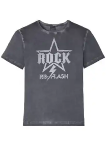 Bonprix T-shirt in ausgewaschener optik, slim fit Angebot