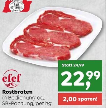 ADEG Rostbraten per kg Angebot