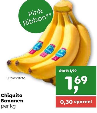 ADEG Chiquita Bananen per kg Angebot
