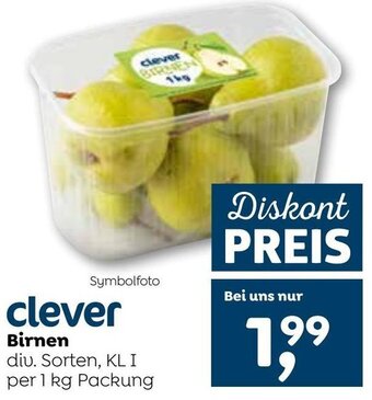 ADEG clever Birnen 1 kg Angebot