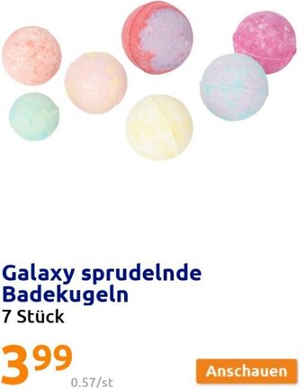 Action Galaxy Sprudelnde Badekugeln Angebot