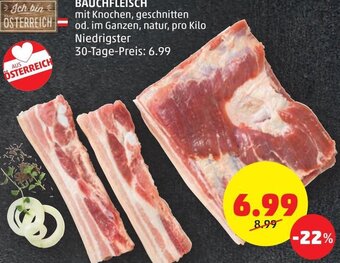 PENNY Bauchfleisch pro kilo Angebot