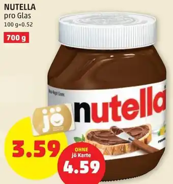 PENNY Nutella 100 g Angebot