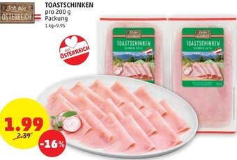 PENNY Toastschinken 200 g Angebot