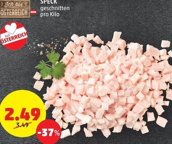 PENNY Speck pro kilo Angebot