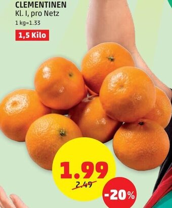 PENNY Clementinen 1,5 kilo Angebot