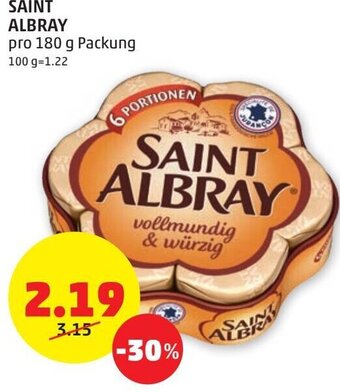 PENNY Saint Albray 180 g Angebot
