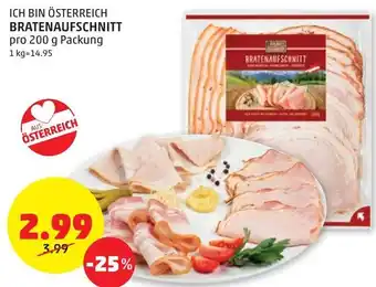 PENNY Ich Bin Österreich Bratenaufschnitt 200 g Angebot