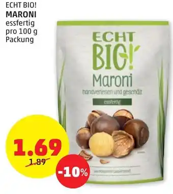 PENNY Echt Bio! Maroni 100 g Angebot
