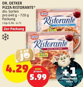 PENNY Dr. Oetker Pizza Ristorante 640 g-720 g Angebot