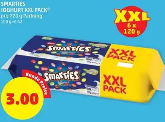 PENNY Smarties Joghurt XXL Pack 720 g Angebot