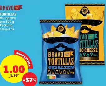 PENNY Bravo Tortillas 300 g Angebot