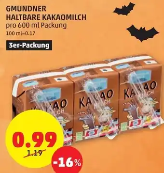 PENNY Gmundner Haltbare Kakaomlich 600 ml Angebot