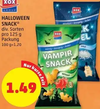 PENNY XOX Halloween Snack 125 g Angebot
