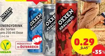 PENNY Oxxen Energydrink 250 ml Angebot