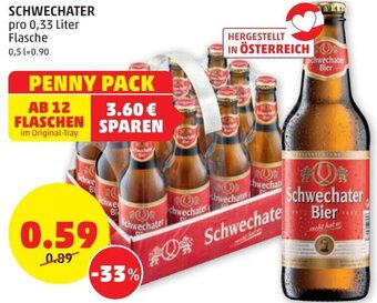 PENNY Schwechater 0,33 Liter Angebot
